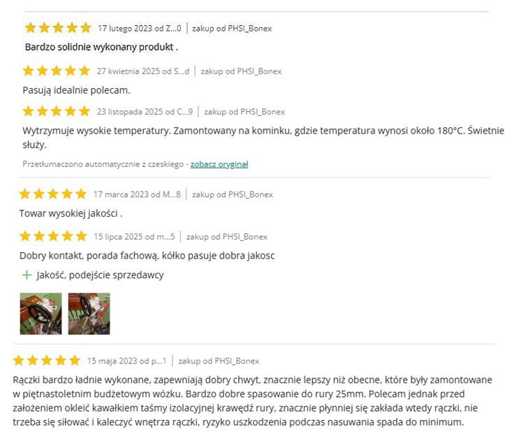 Opinie o produktach BONEX