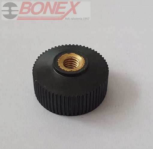 Pokrętło radełkowe Ø20 z wtopem