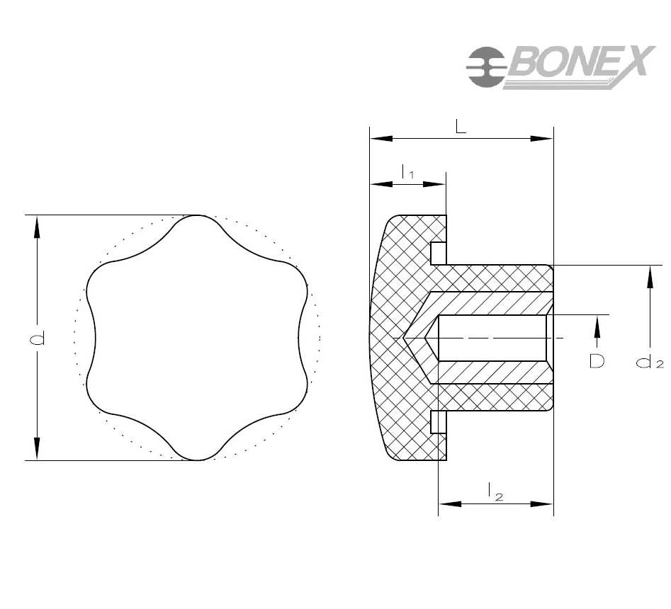 Rękojeść gwiazdowa typ C 32